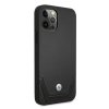 Etui BMW BMHCP12LRSWPK iPhone 12 Pro Max 6,7 czarny/black hardcase Leather Perforate